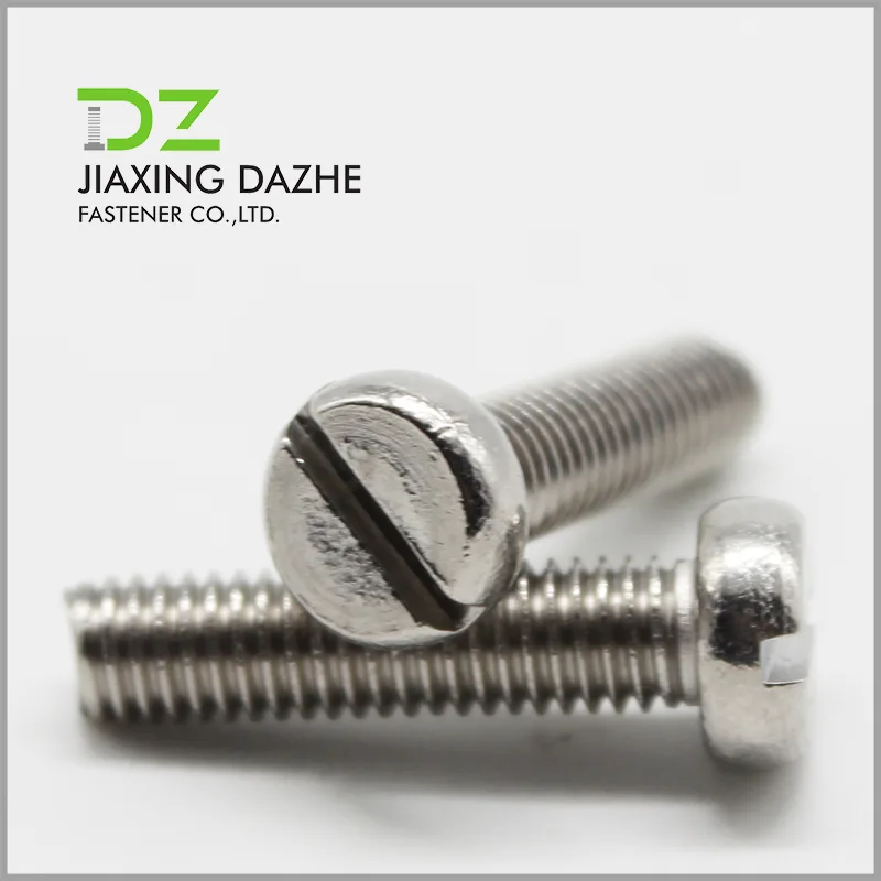 Slotted Cheese Head Machine Screw